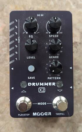 Mooer 562459905191 Drummer X2 Drum Machine Pedal
