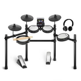 Mosen Music 974012229114 Electric Drum Setmesh Pads Phone Holder Sticks Headphones Usb