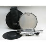 Msn-1455p-sr Mendini Student Snare Drum Silver