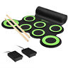 Mu70010gn Costway Electronic Roll Up Drum Set Pads Midi 659245193833