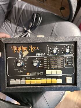 Fr-6m Multivox Rhythm Ace Vintage Drum Machine Great Condition