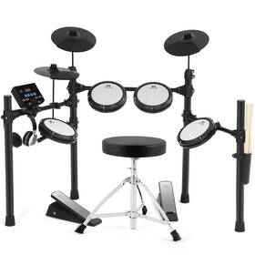 Mustar 300/400 Electronic Drum Set 10 Piece Electric With 450 Sounds Quiet Mesh D