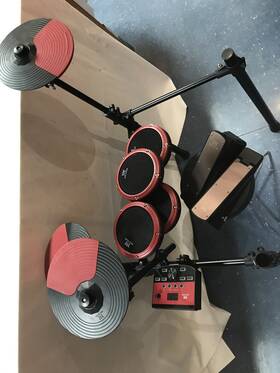 Med-200 Mustar Electronic Drum Set For Adults Kids Beginners With 225 Sounds