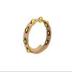 N-a Meinl Artisan Maple Wood Single Row Tambourine Brass 0840553071849