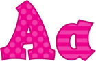 N-a Teacher Created Resources Pink Sassy Solids Font Letters 0712246052674