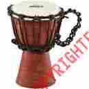 Nino-adj2-xxs Nino Original African Style Rope-tuned Water Rhythm Djembe Xxs 840553042436