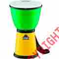 Nino18gy Meinl Nino Abs Djembe 8 Green Yellow 840553040227