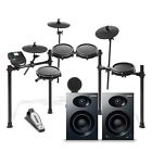 Nitromeshkitbundle Alto Bundle Alesis Nitro Mesh Kit With Pair Of