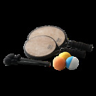 Pd-0810-00-sd099 Remo Paddle Drum Set Balls