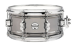 Pdsn6513bncr Pdp Snare 6.5 X 13 Thin Steel Black Nickel