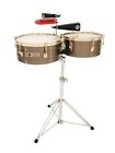 Lp-257-kp Perazzo Karl Shells Latin Timbales Percussion - Signature Finish Antiqued Bronze