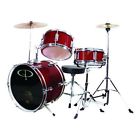 Gp50wr Percussion Junior Set Drum Gp Red Deluxe 3 Piece