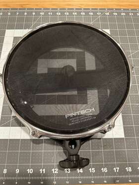 Rh-10b Pintech Concertcast Mesh Pads - 10 Inch Dual Zone Head Black