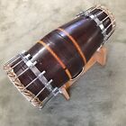 Pkhb Indian Drum Mridangam Pakhawaj Hand Made Bolt Tuned Wooden