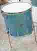 Pre-67 Premier Aquamarine Sparkle Floor Tom 16 Vintage Drum-nice