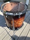 Psf16dmbr Tama Starclassic Performer Floor Tom Molten Brown Burst Excellent