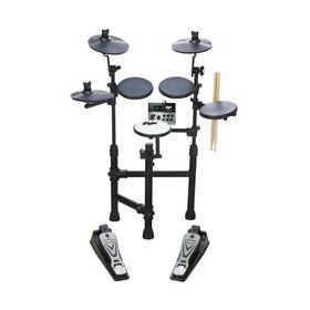 Ptedk50 Pyle Electronic Drum Set Portable Powerful Kit For Beginners Quick Setup