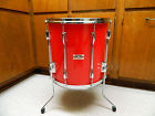 Ft916rc . Red Drum Tom Floor Yamaha Custom Recording Hot 16x16