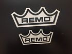 Remo Drumheads Black Transparent Custom Pc Sticker Set