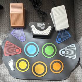 Rock And Roll It 201230090055.8 Drum Pad Battery Usb 9 Pads Pedals No Drumstick Or Headphone