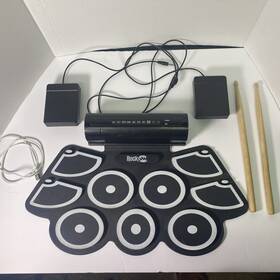 Rj760mp Rockjam Rock Jam Roll Up Electronic Drum Kit Beat Machine 9 Silicone Pads