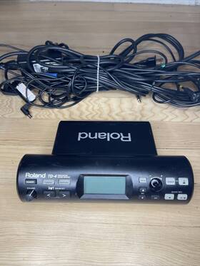 Roland 761294406540 Td-4 V-drum Percussion Sound Module With Power Supply And Harness