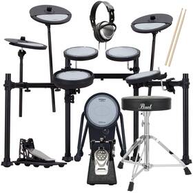 Vqd106 Roland 761294522493 V-drums Quiet Design Pad Kit Without Module Drum Essentials Bundle