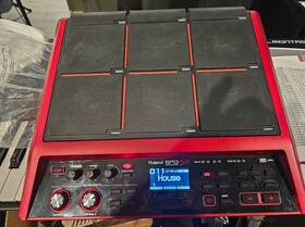 Roland 957054512347 Spd-sx Se Special Edition Red Sampling Pad Electric Drum Sampler