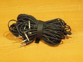 Cable11ftx10 Roland Ten Pcs-11f Stereo Trs 11ft Patch Cable Cables Wires Cord Cords 1/4 Inch