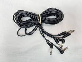 Cable11ftx3 Roland Pcs-11f Stereo Trs 11ft Patch Cables Wire Wires Cords 1/4 Inch - Three Pack