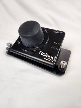 K6l8413 Roland Kd-7 Kick Drum Trigger Pad Unit With Input For Double Bass
