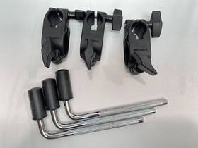 Mdh-6u Roland Mdh6u V-drum Rack Clamp With L-rod Three Pack For Mds9v