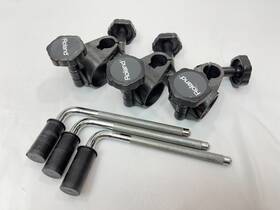 Mdh-7u Roland Mdh7u Three V-drum Cymbal Rack Clamp Mount L-rod For Mdc7u Td 20
