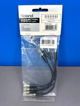 Pcs-20a Roland Drums Connection Cord Afc Cable Adapter Dc Plug X8 Oem New