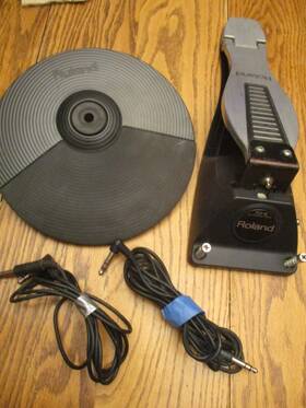 Roland Pd-08 3 Lot Fd-8 Hi-hat Control Pedal Cy-5 And Pd-7 Electronic Drums