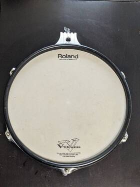 Roland Pd-125wt V-drums 12 Inch Mesh Head Drum Pad White