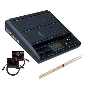 Roland Rolspd-sx-prok1 Spd-sx Pro Percussion Pad With 4.3-inch Display 5a Drumsticks And Cables