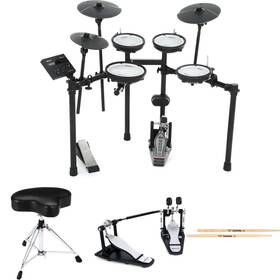 Td07dmkbun2 Roland V-drums Td-07dmk Electronic Drum Set Double Bass Essentials Bundle