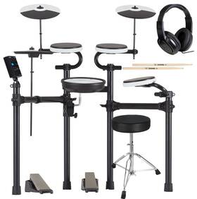 Td2kvessbun Roland V-drums Td-02kv Electronic Drum Set Essentials Bundle