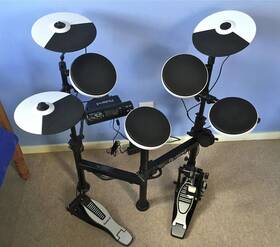 Td4-kp Roland Tf-4kp Electronic Drum Set Complete With Accessories No Throne Chair