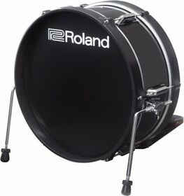 Kd-180l-bk Roland Vad 18inch Kick Drum Pad V-drums Acoustic Design