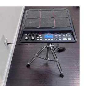 Roland Z1b2534 Spd-sx Programmable Drum Pad With Built-in Effects Stand And Power Adapter