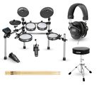 Sd550k1 Simmons Electronic Drum Set With Mesh Pads Complete Bundle