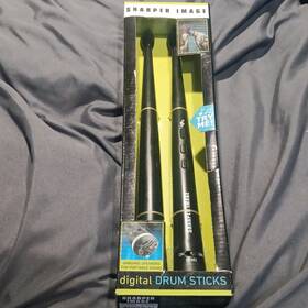 Sharper Image 2720006 Digital Drum Sticks Built-in Speakers Light-up Tips