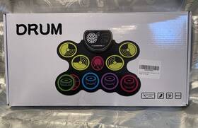X003xkre6n Shenzhenshihengjiadarunkejiyouxiangongsi Electronic Drum Set 9-drum Practice Pad With Headphone Jack Roll-up Kit