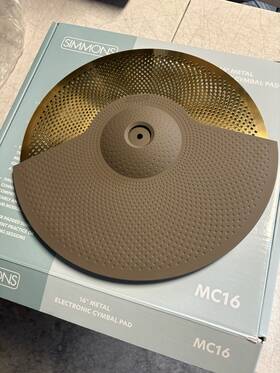 Mc16 Simmons 656238061650 Ekit 16in Metal Cymbal Electric Drum 16 Inch Open Box Item