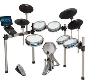 76576 Simmons Titan 70 Electronic Drum Kit With Mesh Pads And Bluetooth Issue