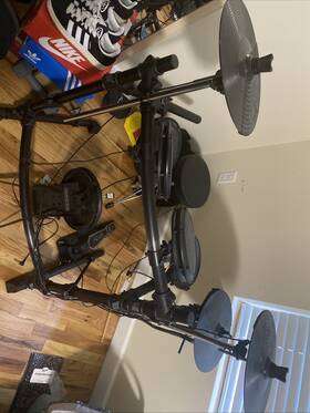 Sd7k Simmons Ds7k Digital Drum Kit All Black With Everything Included Plus Sticks Simmon