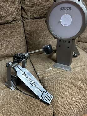 Kp20 Simmons Kick Drum Pad Titan 70 With Pedal From For Electronic