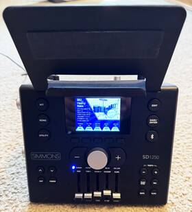Simmons Sd1250m Drum Module Brain Controller Power Supply Tested Excellent